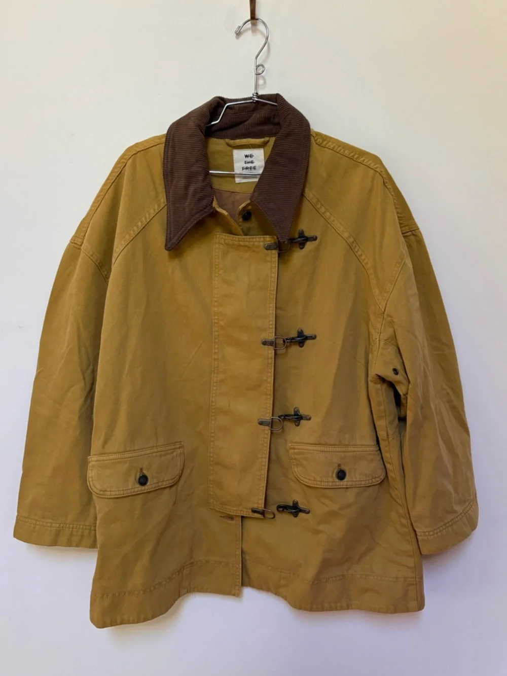 NWOT Free People We The Free Denim Barn Coat Size Medium - Picture 3 of 15